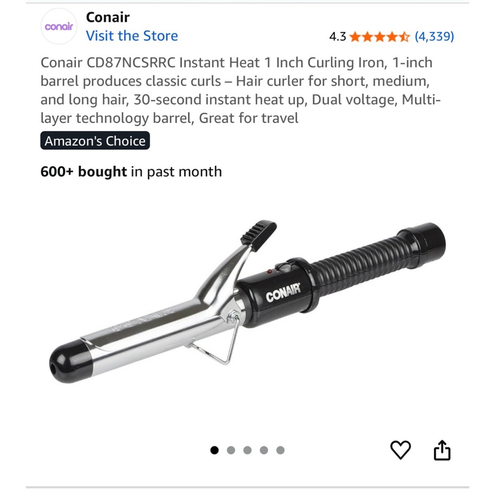 Conair 1-inch Curling Iron